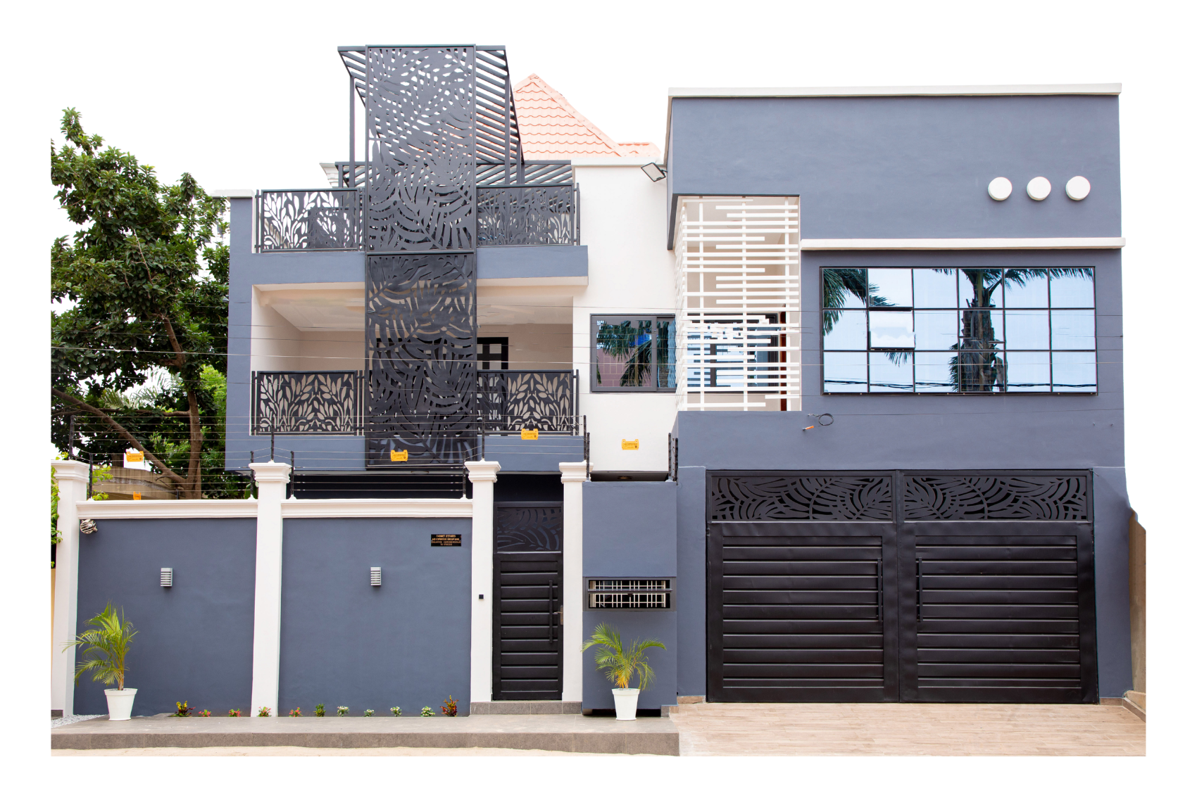 Construction site with cranes